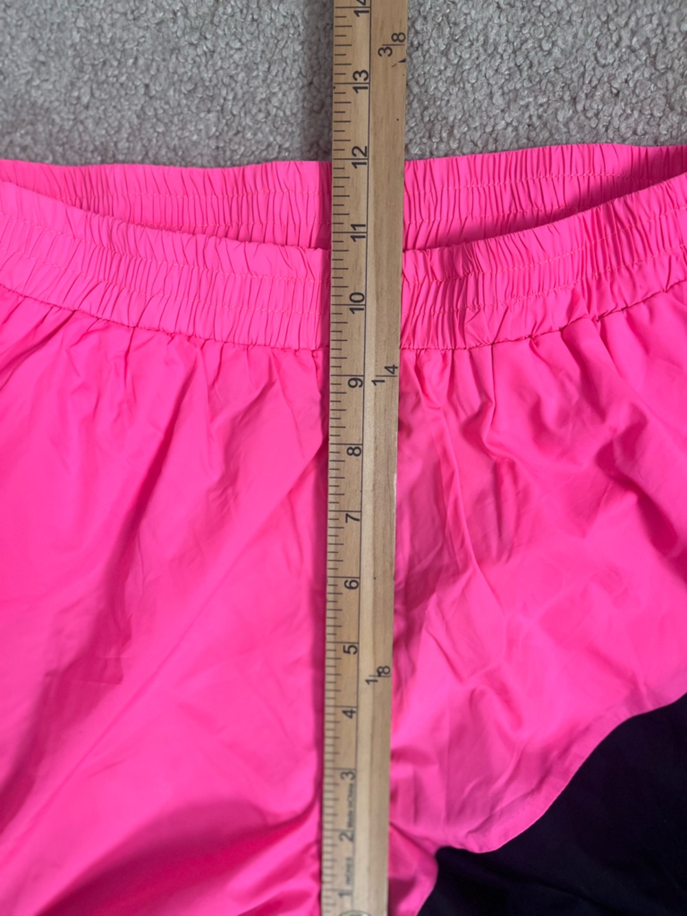 Retro Neon Colorblock Track Pants Joggers Womens Small Lined Y2K Athleisure NWT - Picture 8 of 11